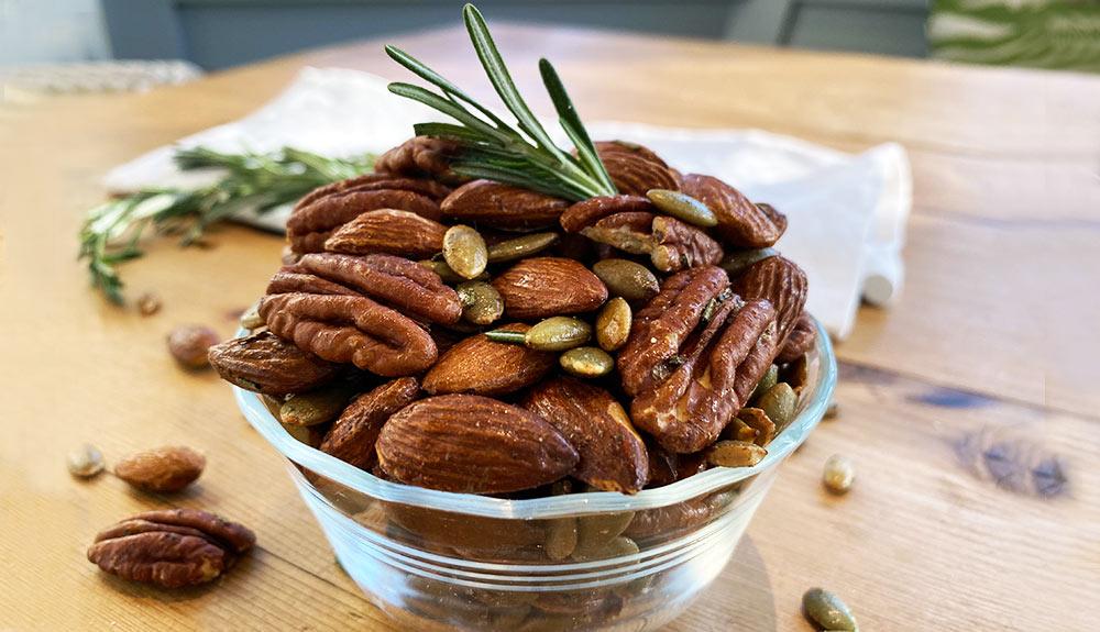 Plant Based Vegan Candied Party Nuts