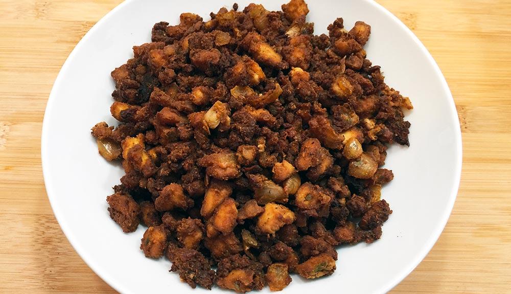 Plant Based Vegan Andouille Sausage-Style Crumbles